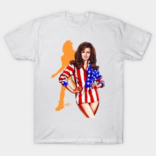 Raquel Welch - An illustration by Paul Cemmick T-Shirt